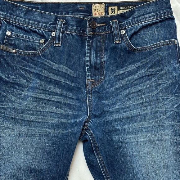 Tokyo Five Bravery Straight Leg Women’s Denim Jeans Size 30 **Flawed ** - Picture 3 of 15
